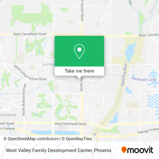 West Valley Family Development Center map