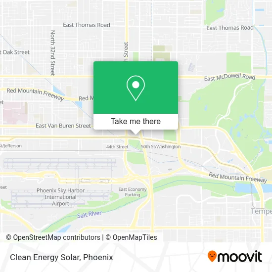 Clean Energy Solar map