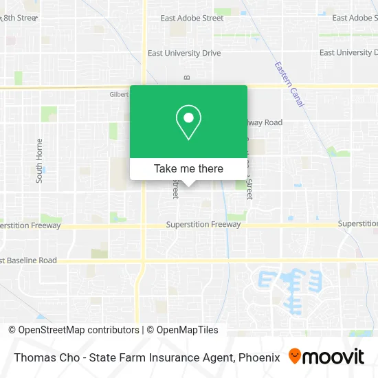 Thomas Cho - State Farm Insurance Agent map