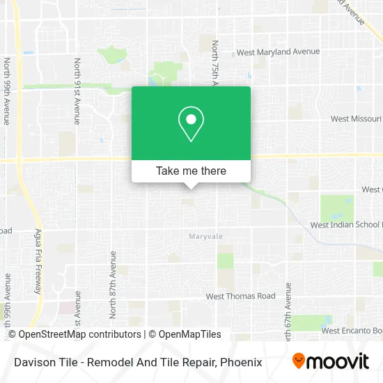 Davison Tile - Remodel And Tile Repair map