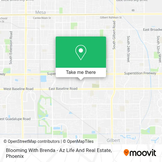 Blooming With Brenda - Az Life And Real Estate map