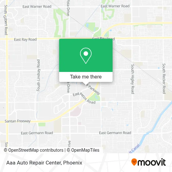 Aaa Auto Repair Center map