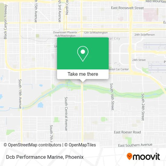 Dcb Performance Marine map