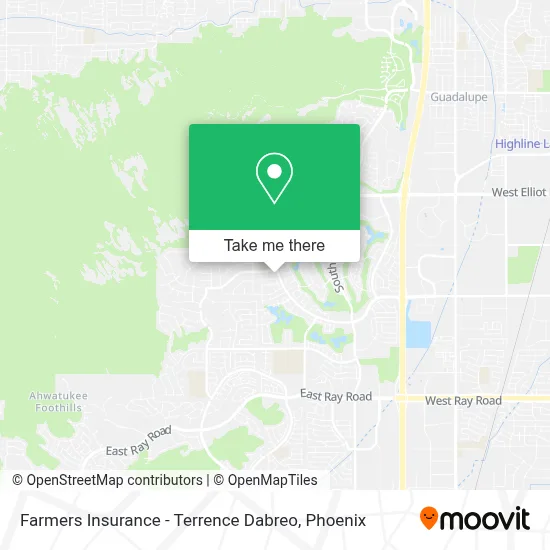 Farmers Insurance - Terrence Dabreo map