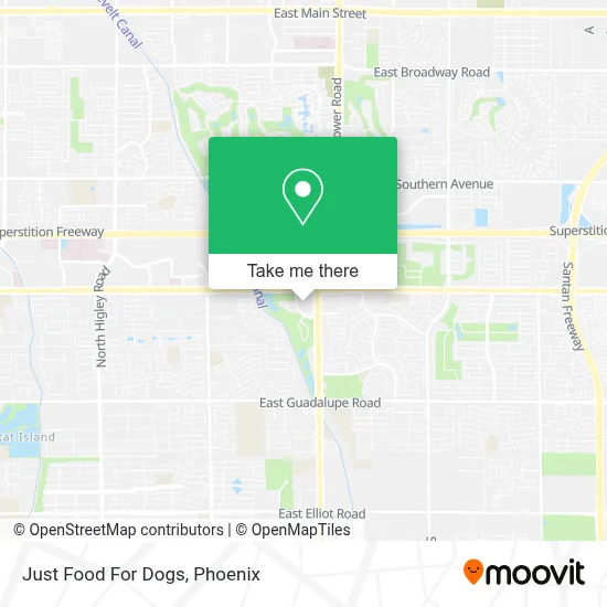 Just Food For Dogs map