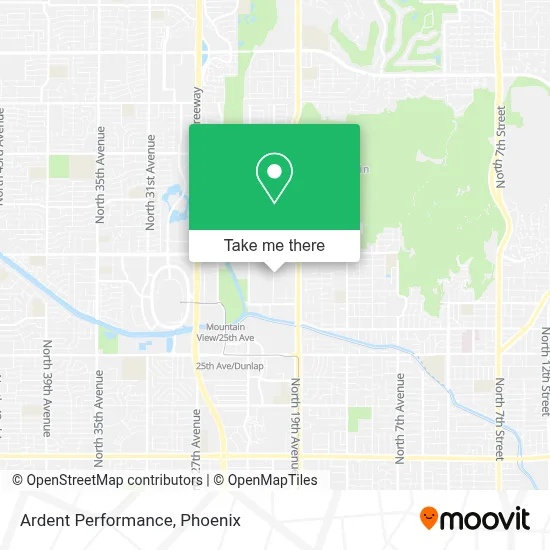 Ardent Performance map