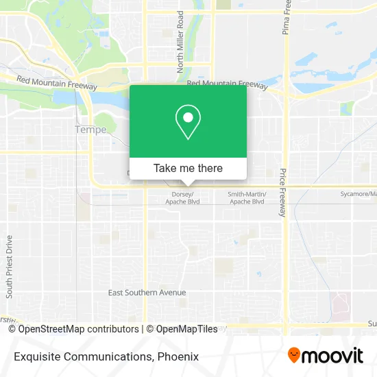 Exquisite Communications map