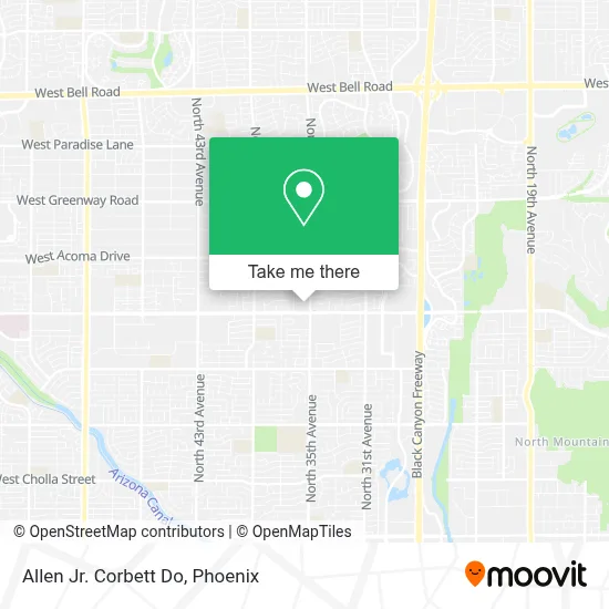 Allen Jr. Corbett Do map