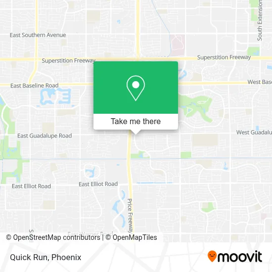 Quick Run map
