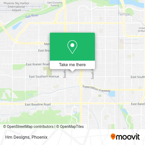 Hm Designs map