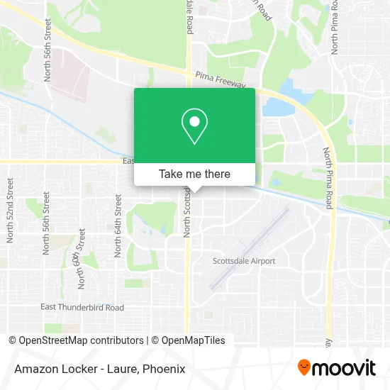 Amazon Locker - Laure map