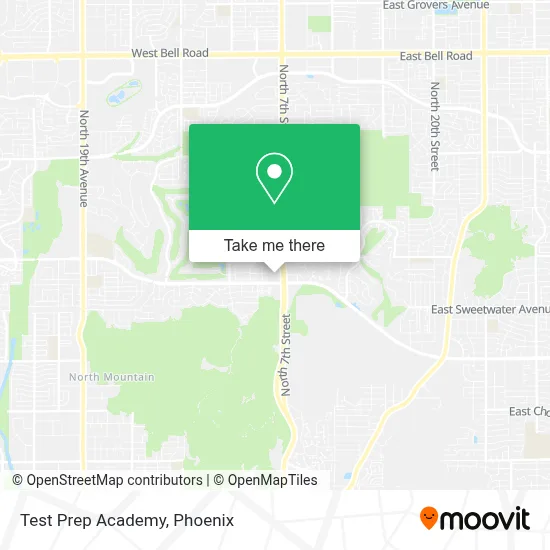 Test Prep Academy map