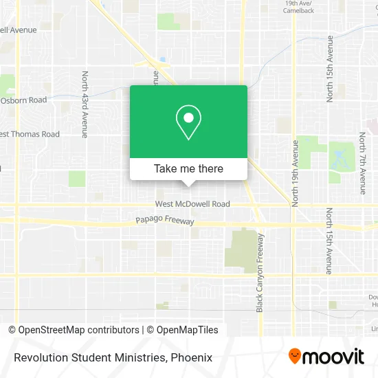 Revolution Student Ministries map