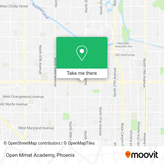 Open Mmat Academy map