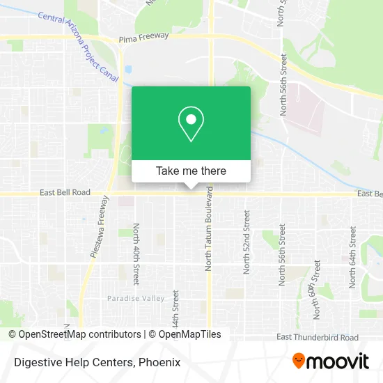 Digestive Help Centers map