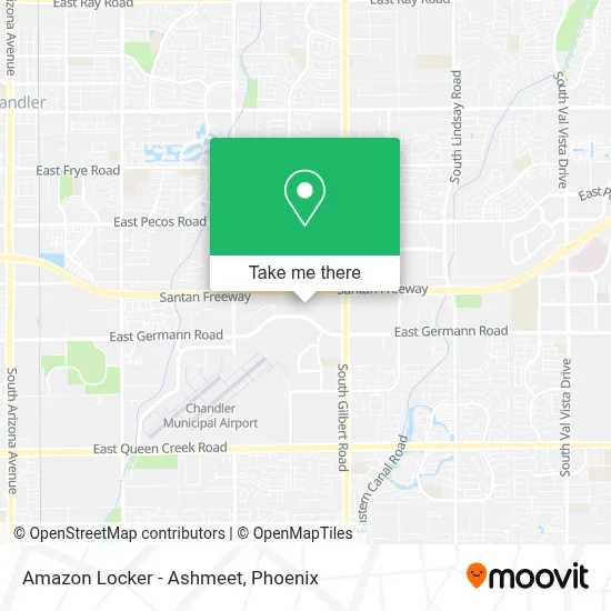 Amazon Locker - Ashmeet map
