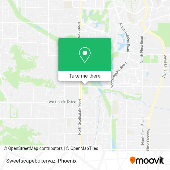 Sweetscapebakeryaz map