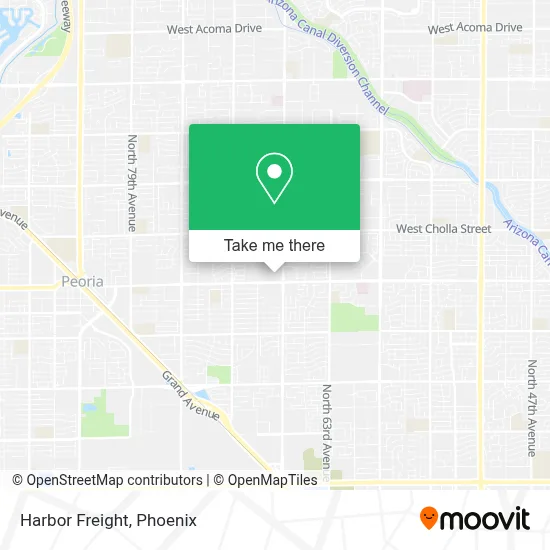 Harbor Freight map