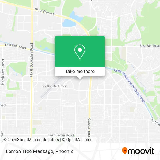 Lemon Tree Massage map