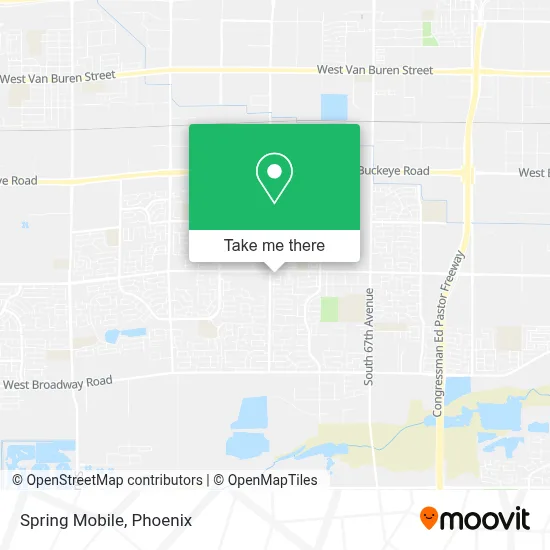 Spring Mobile map