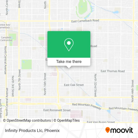 Infinity Products Llc map