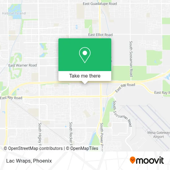 Lac Wraps map