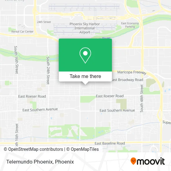 Telemundo Phoenix map