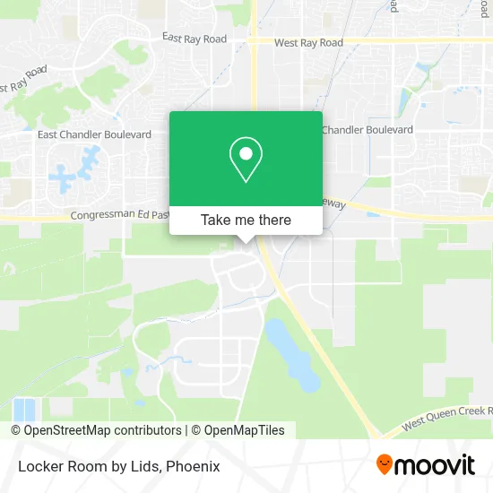 Locker Room by Lids map