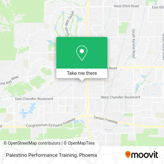 Palestino Performance Training map