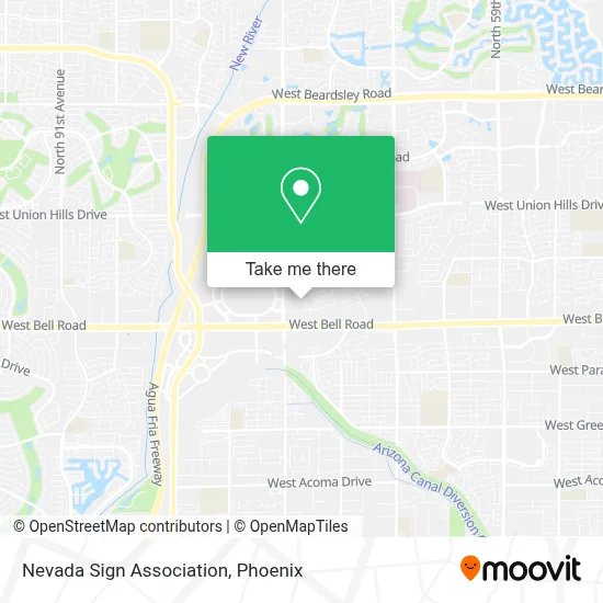 Nevada Sign Association map