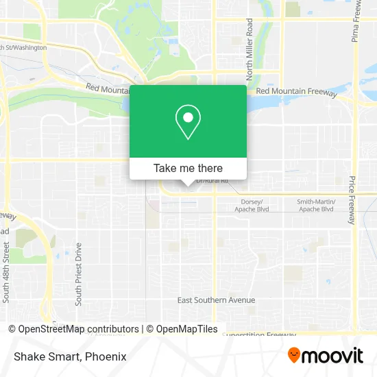 Shake Smart map