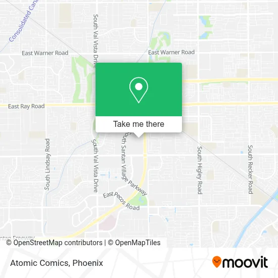 Atomic Comics map
