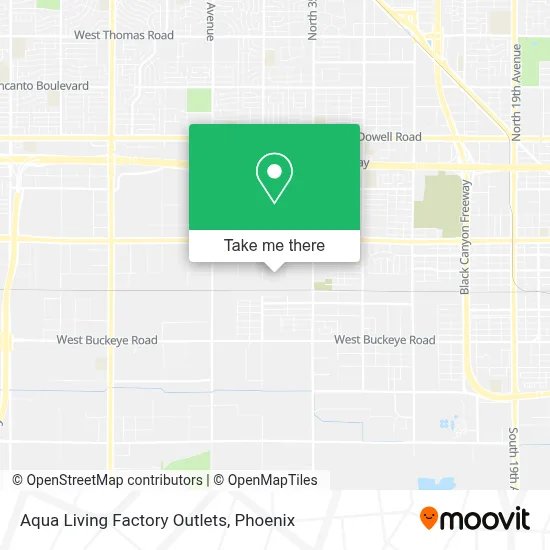 Aqua Living Factory Outlets map
