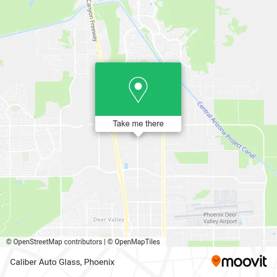 Caliber Auto Glass map