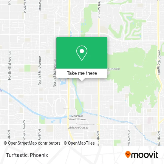 Turftastic map