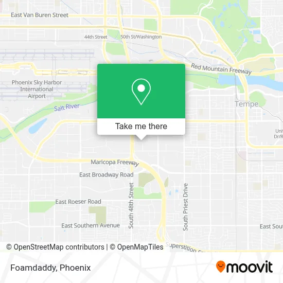 Foamdaddy map