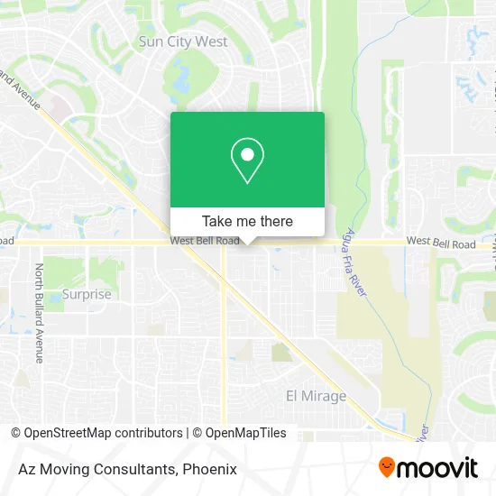 Az Moving Consultants map