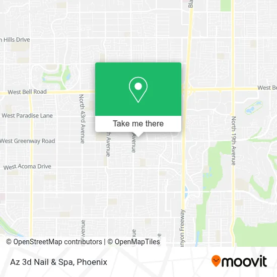 Az 3d Nail & Spa map