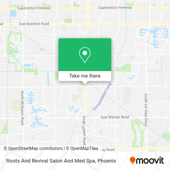 Roots And Revival Salon And Med Spa map