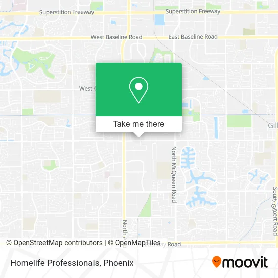 Homelife Professionals map
