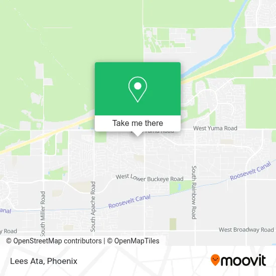 Lees Ata map