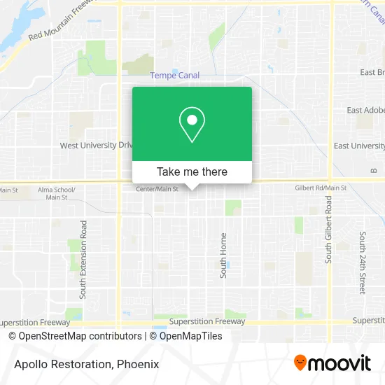 Apollo Restoration map