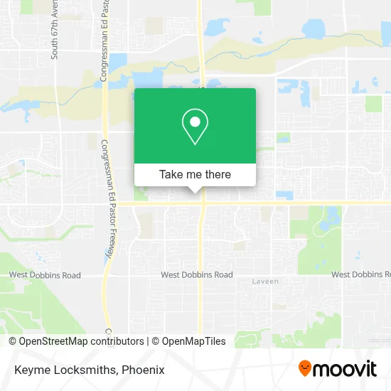 Keyme Locksmiths map