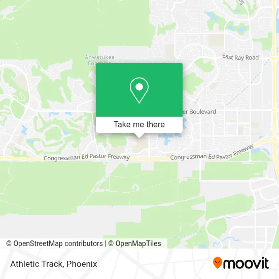 Athletic Track map