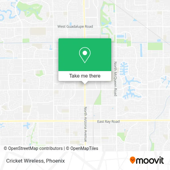 Cricket Wireless map