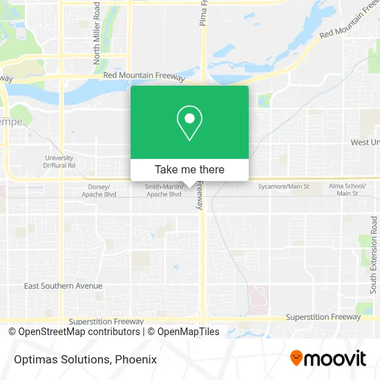 Optimas Solutions map