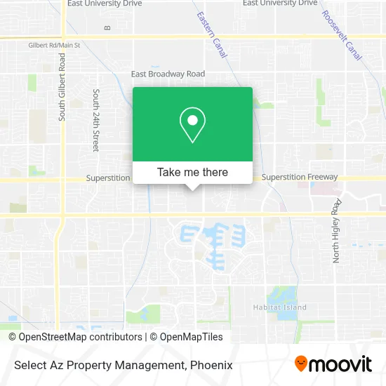 Select Az Property Management map
