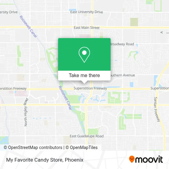 My Favorite Candy Store map