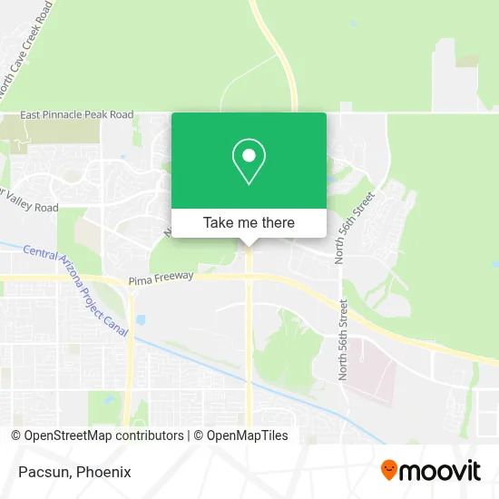 Pacsun map