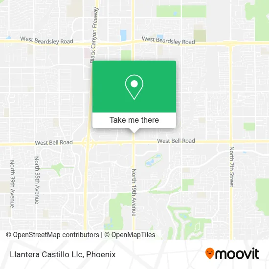 Llantera Castillo Llc map